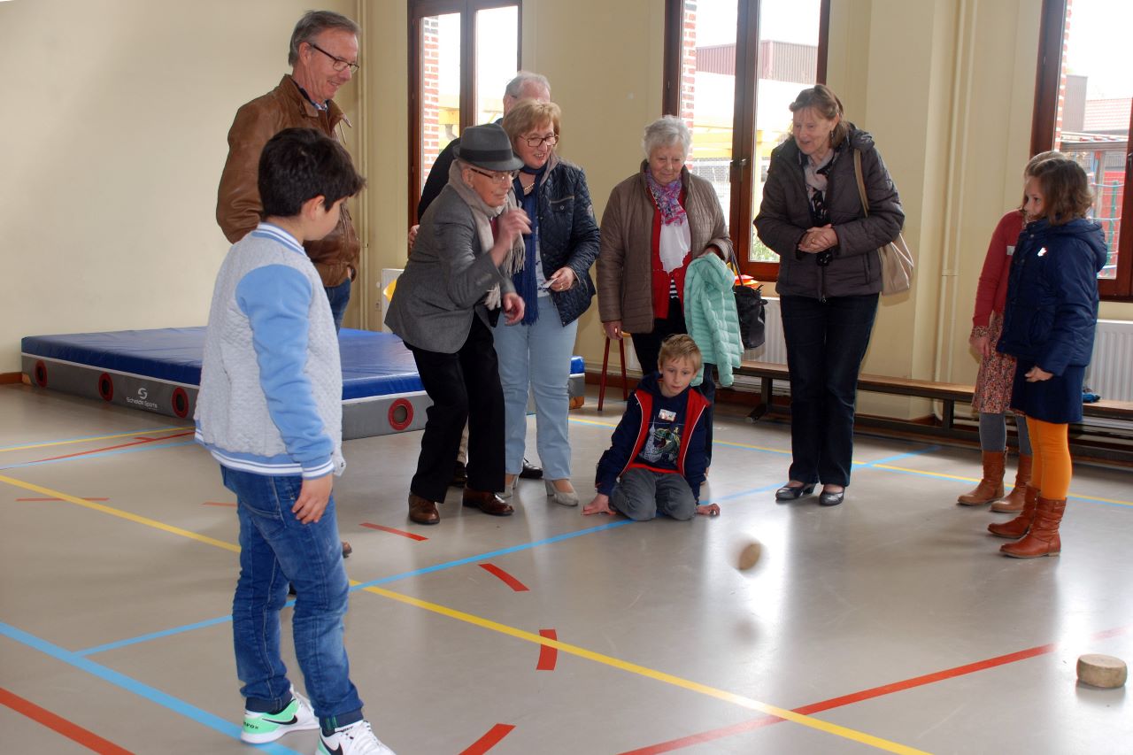 Grootoudernamiddag in het 3de leerjaar